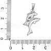 304 Stainless Steel Pendants LS-STAS-B141-03B-P-3