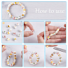 5Bags 5 Colors Handmade Porcelain Beads PORC-AR0001-13-5