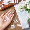 200Pcs Transparent Self Adhesive Hang Tabs KY-CA0001-57-3