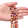 Synthetic Turquoise Beads Strands TURQ-G108-4x4mm-12-3