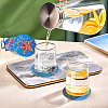 5D DIY Diamond Painting Cup Mat Kits DIY-TAC0021-09C-9