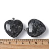 Natural Larvikite Pendants G-A259-02P-01-3