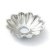 Non-Tarnish 304 Stainless Steel Bead Caps STAS-H149-27P-2