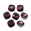 Pointed Back Glass Rhinestone Cabochons RGLA-T032-10x10mm-18-1