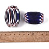 Handmade Millefiori Glass Barrel Beads LA-N002-32A-3