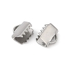 304 Stainless Steel Ribbon Crimp Ends STAS-E471-05H-P-2