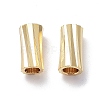 Rack Plating Brass Tube Beads KK-R149-02A-G-1