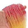 Transparent Painted Glass Beads Strands DGLA-A034-T3mm-A07-2