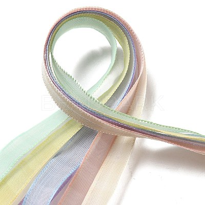 Polyester and Nylon Striped Ribbon Sets DIY-Z029-01S-1