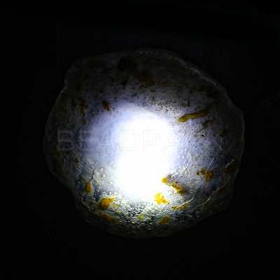 Dyed & Heatsd Natural Agate Slice USB Night Light Decoration G-Q170-10B-1