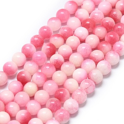 Natural Malaysia Jade Beads Strands G-L645-A01-6mm-33-1