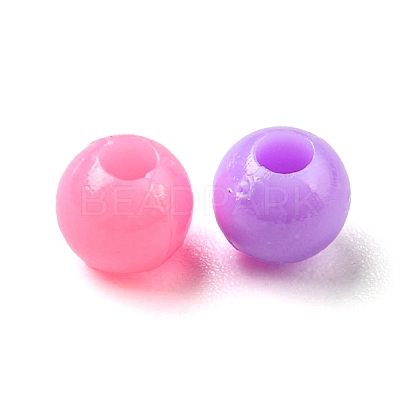 Opaque Acrylic Beads X-OACR-I006-03-1