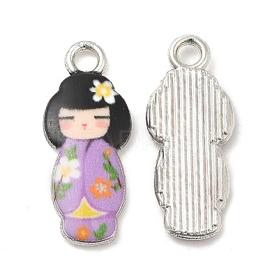 Alloy Enamel Pendants X-FIND-C037-17P-1