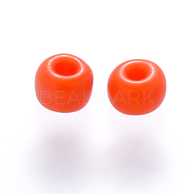 12/0 Baking Paint Glass Round Seed Beads SEED-S036-01A-01-1