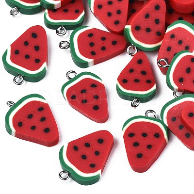 Polymer Clay Pendants CLAY-Q186-03-1