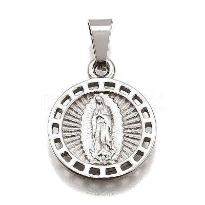 304 Stainless Steel Pendants STAS-B086-10B-P-1