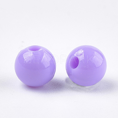 Opaque Plastic Beads KY-T005-6mm-624-1
