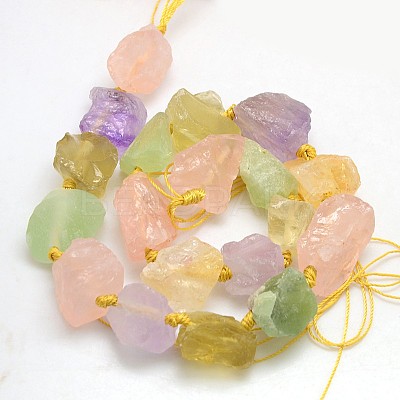 Natural Mixed Gemstone Beads Strands X-G-L159-10-1