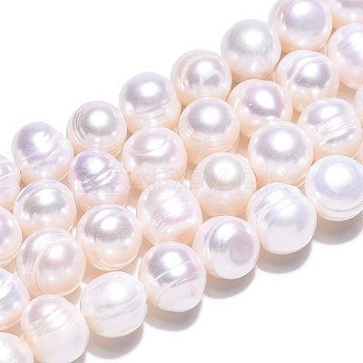 Natural Cultured Freshwater Pearl Beads Strands PEAR-N013-17N-01-1