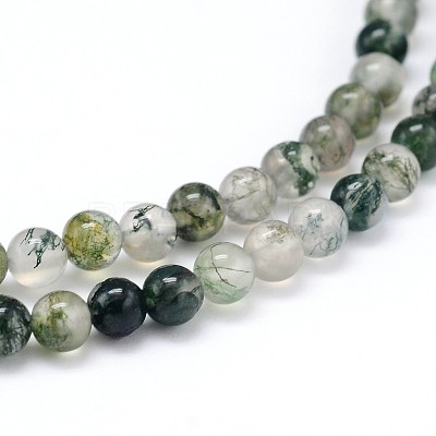 Natural Gemstone Round Bead Strands X-G-J303-07-4mm-1