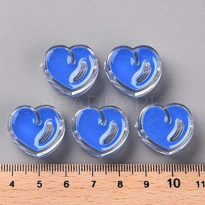 Transparent Enamel Acrylic Beads TACR-S155-004K-1
