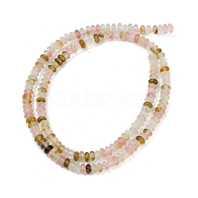 Watermelon Stone Glass Beads Strands G-U026-B02-4mm-1