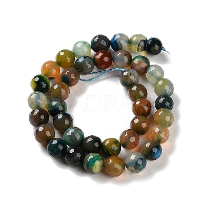 Natural Agate Beads Strands G-M437-B01-01C-1