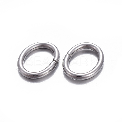 Tarnish Resistant 304 Stainless Steel Open Jump Rings STAS-F221-40P-B-1