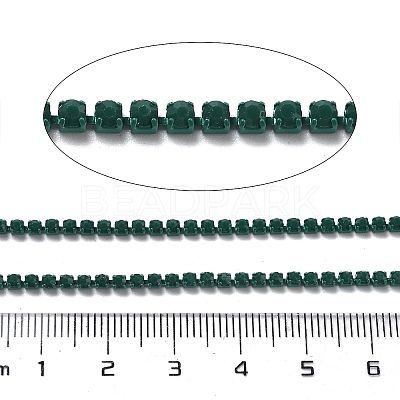 Iron Rhinestone Glass Cup Chain CH-U001-01Q-1
