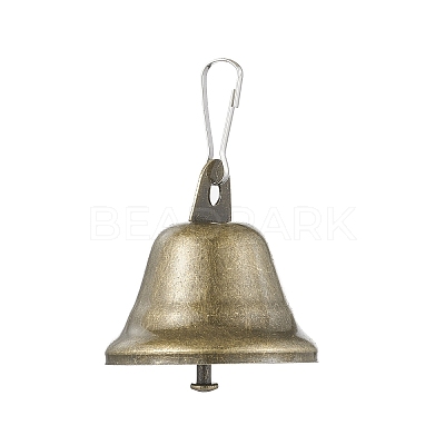 Iron Bell Pendants HJEW-JM01987-1