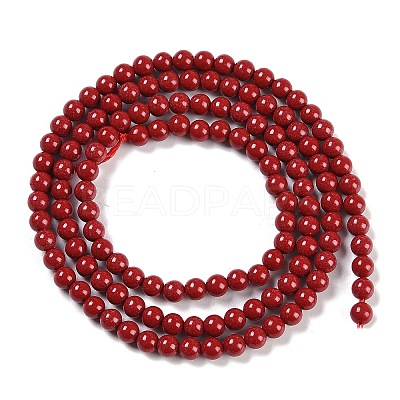 Synthetic Turquoise Beads Strands G-U004-02R-1
