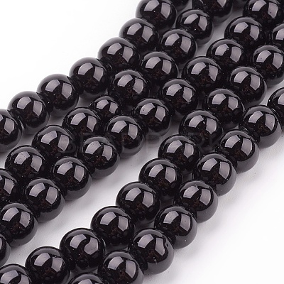 Glass Pearl Beads Strands HY-8D-B20-1