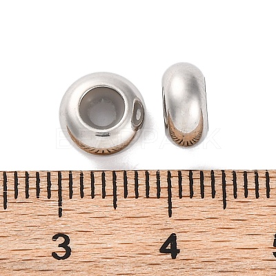 202 Stainless Steel Beads STAS-P238-10P-D-1
