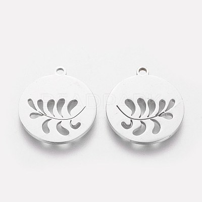 Non-Tarnish 201 Stainless Steel Pendants STAS-Q201-T406-1