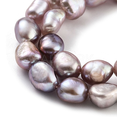 Natural Cultured Freshwater Pearl Beads Strands PEAR-P062-26H-1