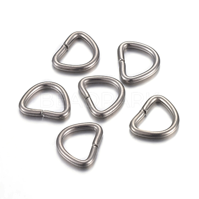 Tarnish Resistant 304 Stainless Steel D Rings STAS-F191-05P-B-1