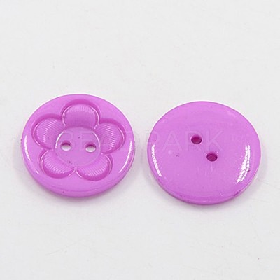 Acrylic Sewing Buttons for Clothes Design X-BUTT-E083-C-M-1