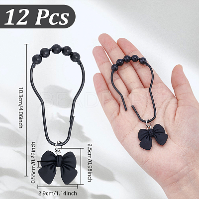 12Pcs Iron Shower Curtain Rings for Bathroom HJEW-NB00295-1