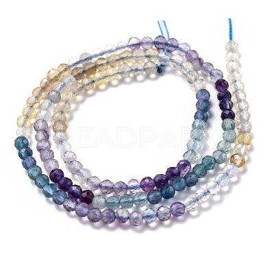 Natural Fluorite Beads Strands G-H266-31B-1