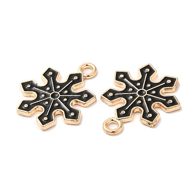 Christmas Light Gold Tone Alloy Enamel Pendants FIND-C031-01KCG-01-1