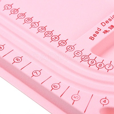 Plastic Flocked Bead Design Boards ODIS-G003-M-1