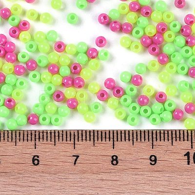 Opaque Acrylic Beads X1-OACR-H118-07A-01-1