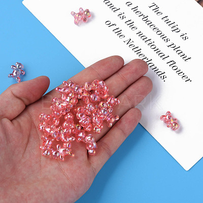 Transparent Acrylic Beads MACR-S154-127-C07-1