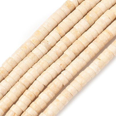 Natural Fossil Beads Strands G-H230-11-1