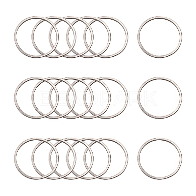 Non-Tarnish 304 Stainless Steel Linking Ring STAS-S079-12C-A-1