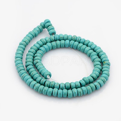 Synthetic Turquoise Beads Strands G-J182-01-1