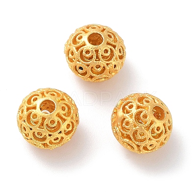 Alloy Hollow Beads PALLOY-A008-01S-MG1-1