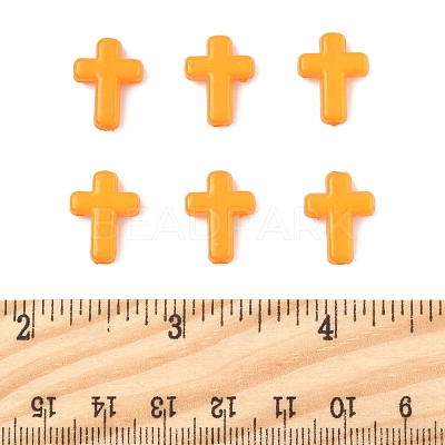 200Pcs Opaque Acrylic Beads SACR-FS0001-39A-1