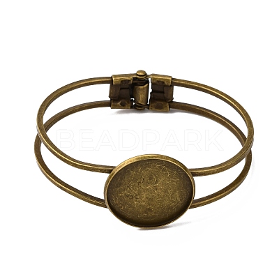 Brass Bangle Making MAK-Q011-73AB-25mm-1