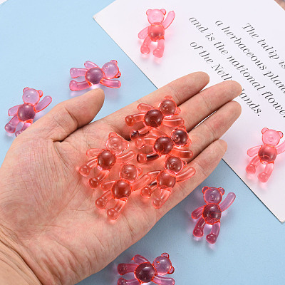 Transparent Acrylic Beads MACR-S373-01B-910-1